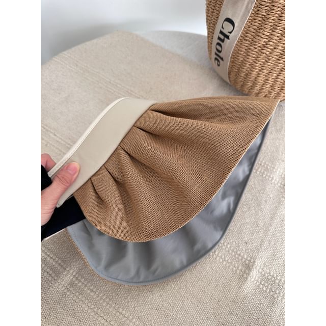 Sun Lettering Ruffle Hat