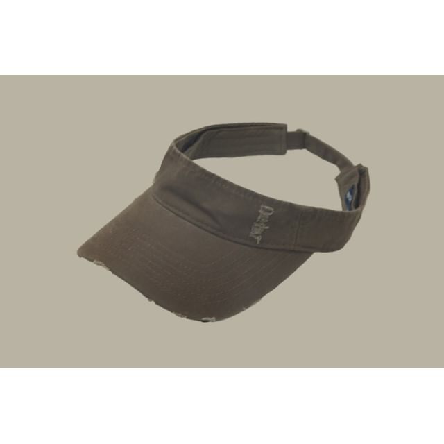 Distressed Visor Plain Sun