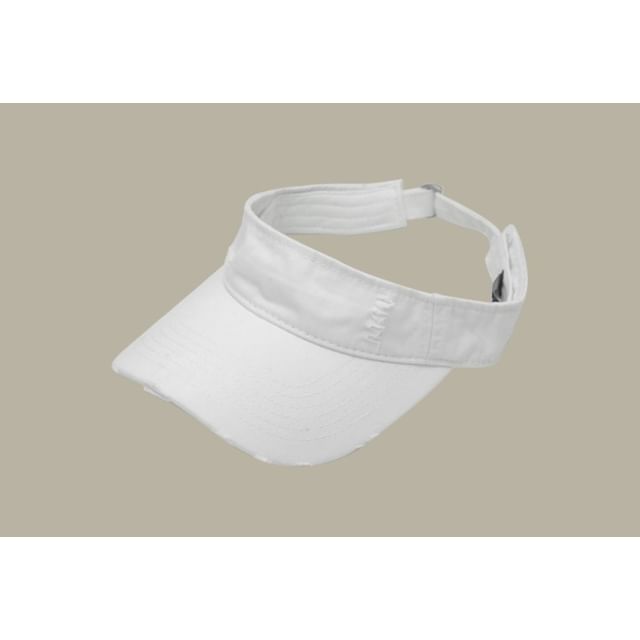 Distressed Visor Plain Sun