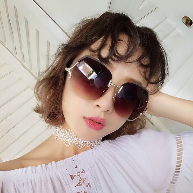 Frameless Cleaning (Various + Gradient Case Set: Designs) Sunglasses Cloth