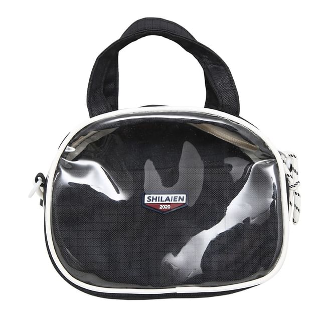 Bag Crossbody Lettering Plaid