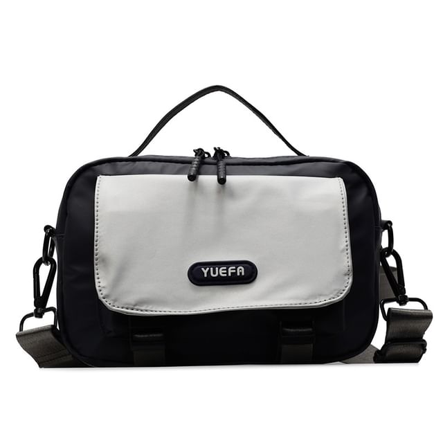 Crossbody Lettering Bag Multi-Pocket