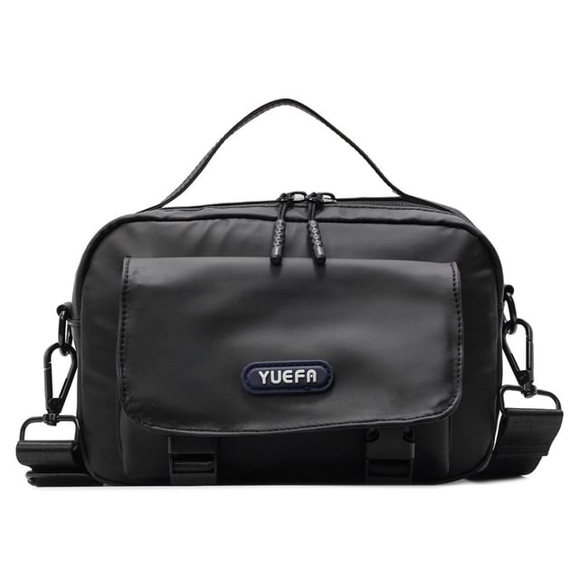 Crossbody Lettering Bag Multi-Pocket