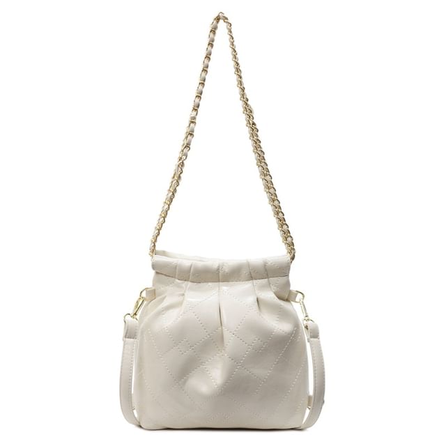 Multi-Way Shoulder Quilted Bag Strap Leather Chain Faux