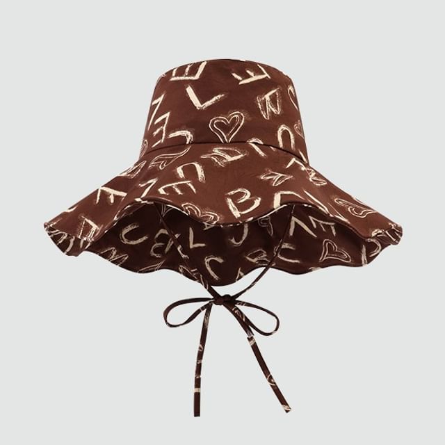 Boonie Hat Print Lettering