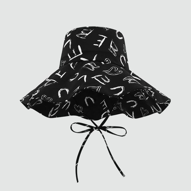 Boonie Hat Print Lettering