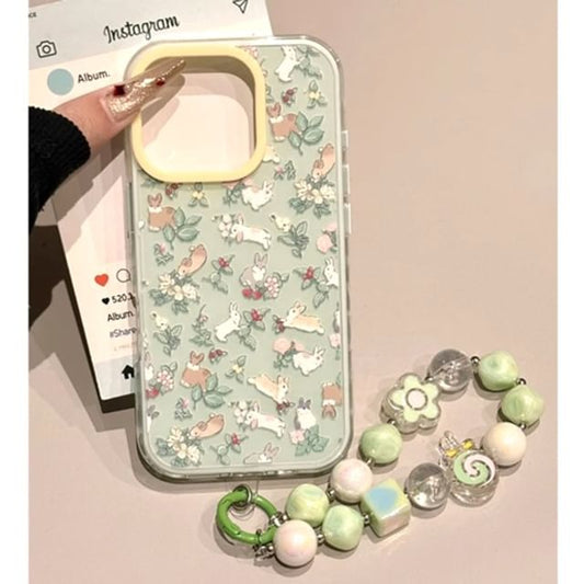 Strap Phone Case Rabbit Print / Set