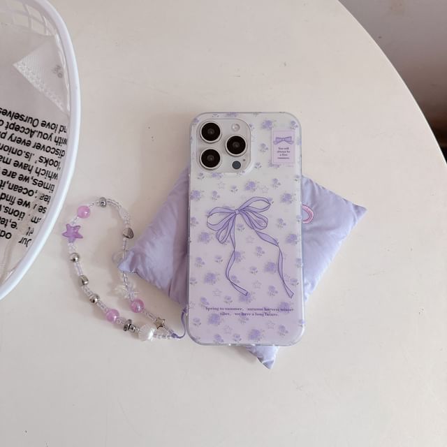 Bow Phone Strap Print / Set Case