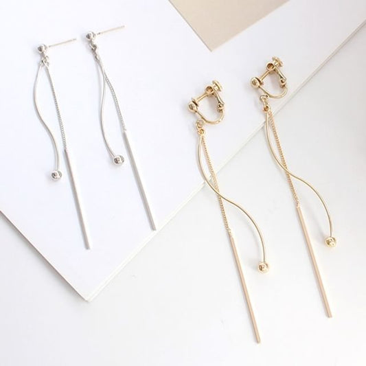 Bead / Bar Clip-On Earring Dangle