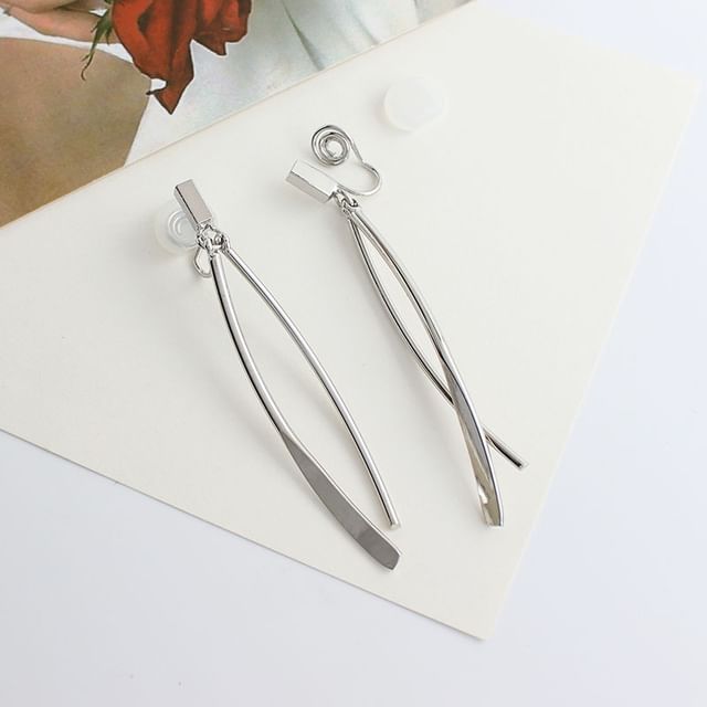 Clip-On Bar Earring / Dangle