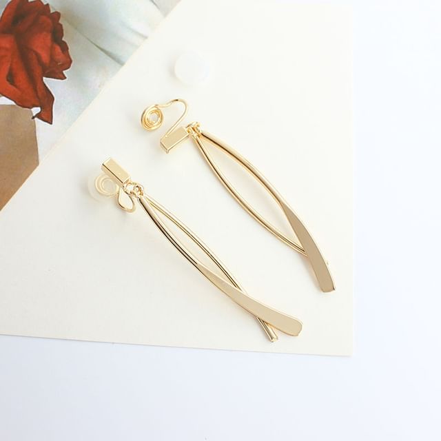 Clip-On Bar Earring / Dangle