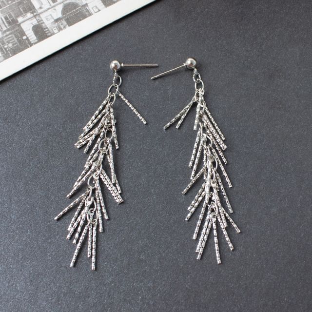 Drop Earring / Fringed Clip-On