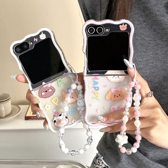 / Strap Cartoon Phone Animal Set Case