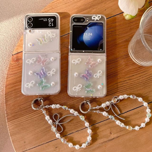 Phone Flip Set- Samsung Case / Strap Butterfly