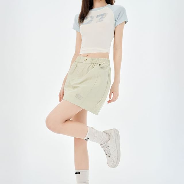 Classic Flared Mini Skirt