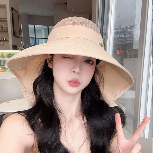 Hat Sun Lettering Plain