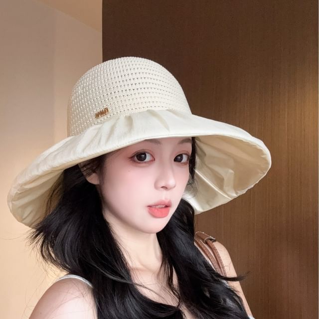 Sun Straw Plain Hat