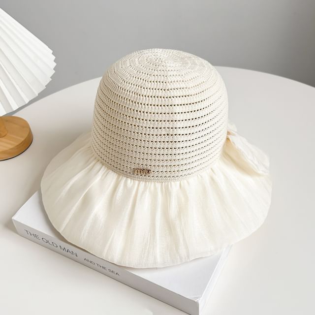 Sun Straw Plain Hat