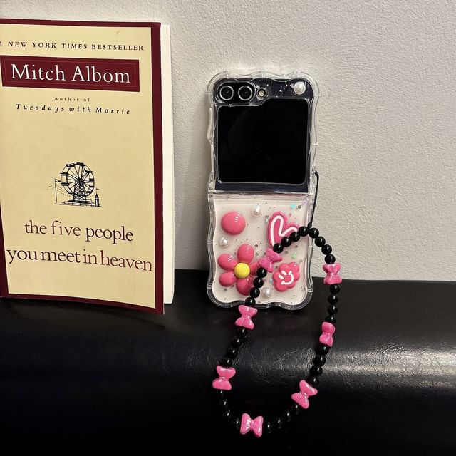 Heart Flower Phone Case / Strap / Set