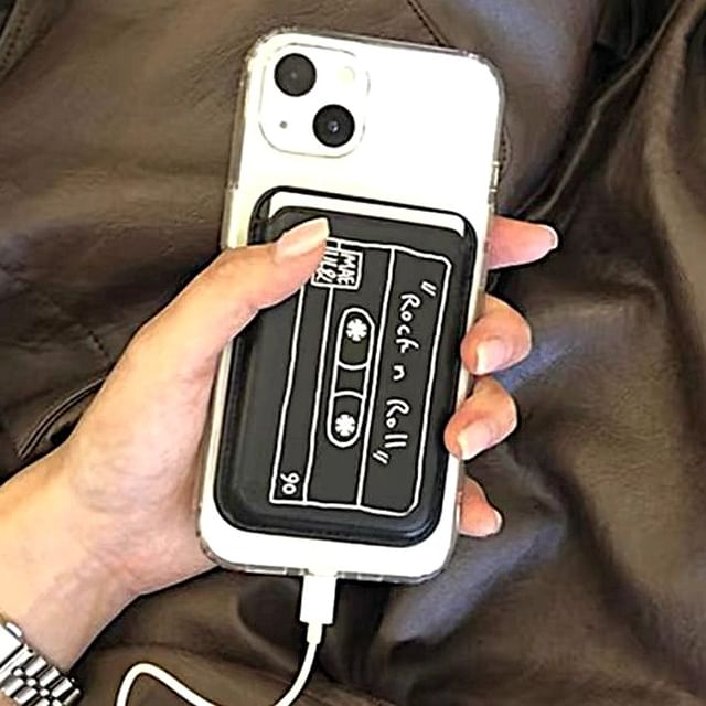 Magnetic / Card Case MagSafe) (Compatible with Phone Cassette