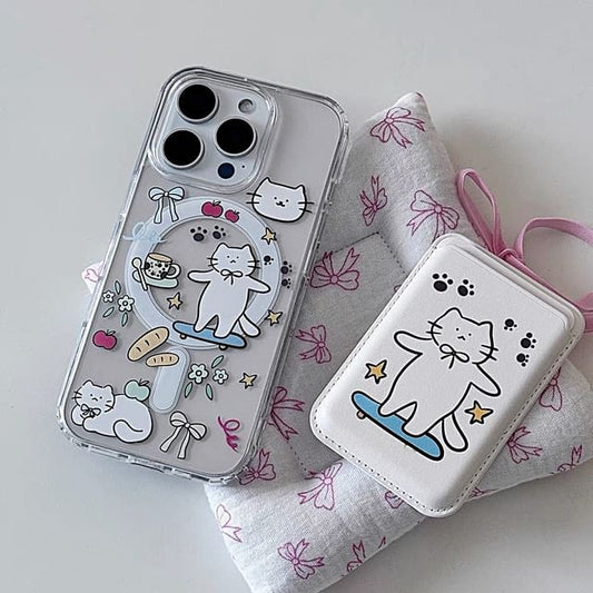 Magsafe Set Print Case Card / iPhone Cat Compatible