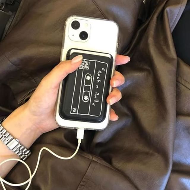 Magnetic / Card Case MagSafe) (Compatible with Phone Cassette