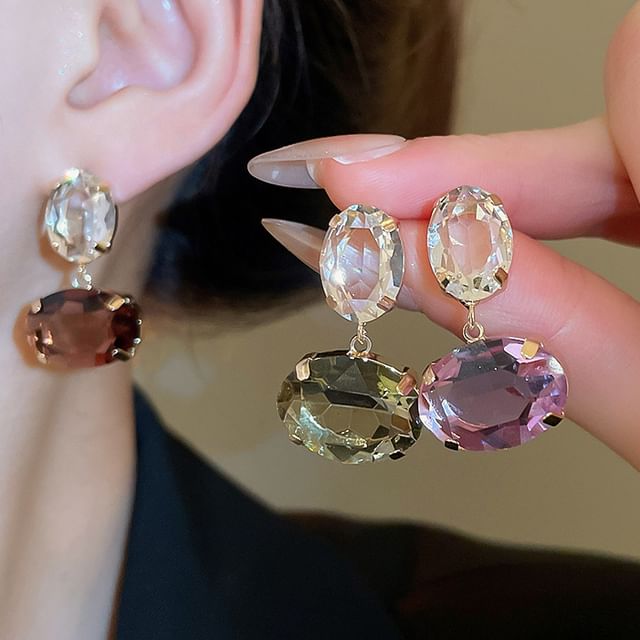 Earring Rhinestone Drop