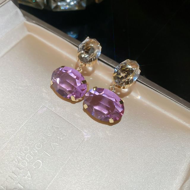 Earring Rhinestone Drop