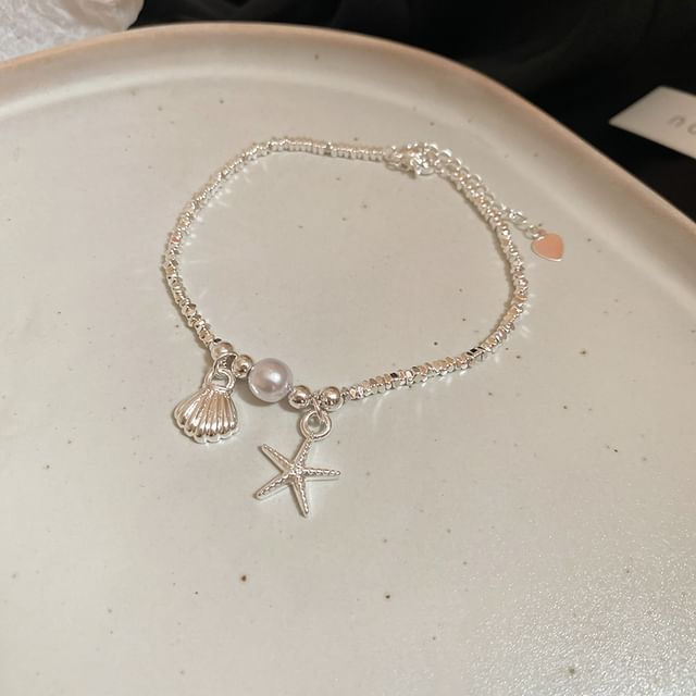 Beaded Bracelet Pearl Faux