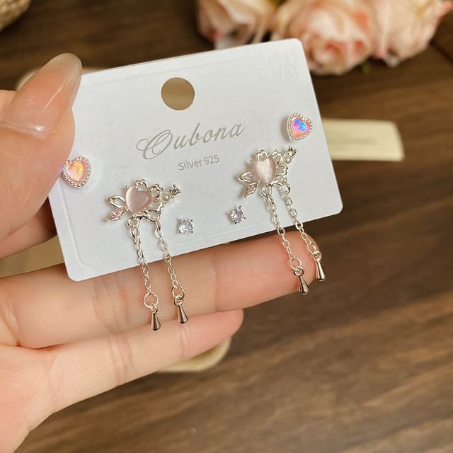 Earring Heart Set