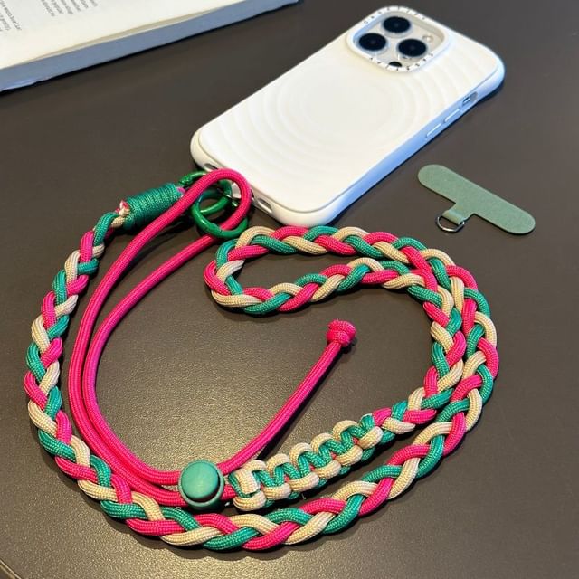Phone Lanyard Strap Braided Pad with
