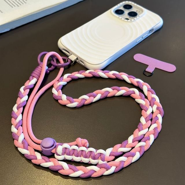 Phone Lanyard Strap Braided Pad with