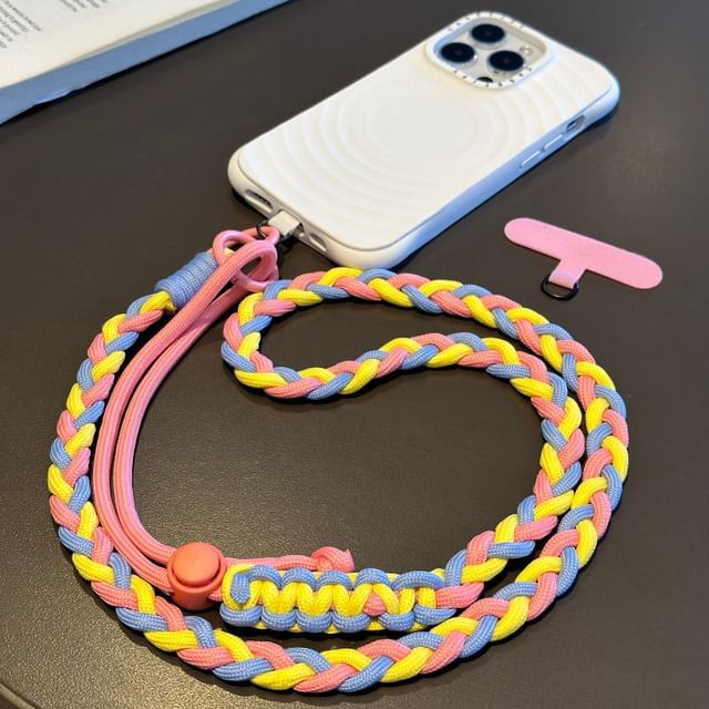 Phone Lanyard Strap Braided Pad with
