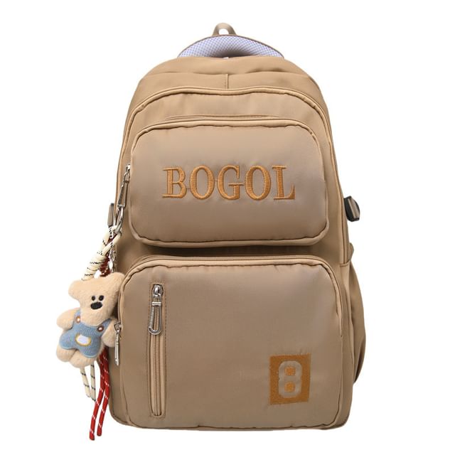Backpack Lettering Zip