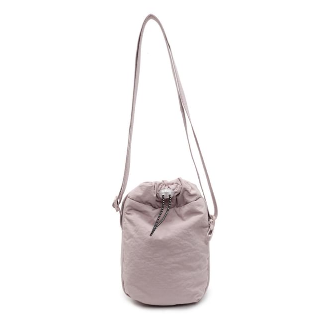 Bag Crossbody Plain Drawstring