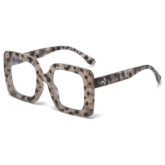 Thick Frame Square Sunglasses