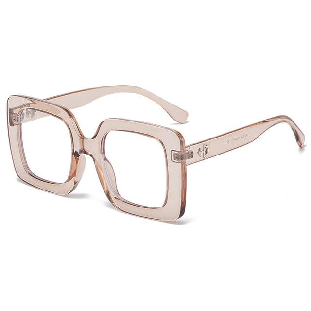 Thick Frame Square Sunglasses