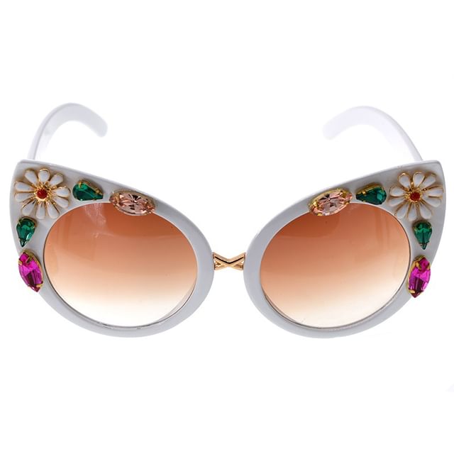 Eye Sunglasses Rhinestone Cat