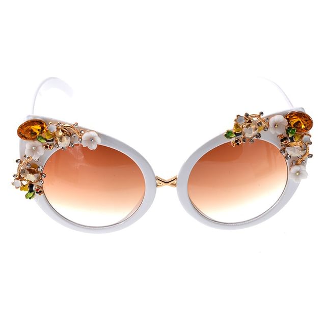 Eye Sunglasses Rhinestone Cat