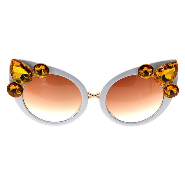 Eye Sunglasses Rhinestone Cat
