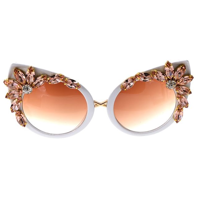 Eye Sunglasses Rhinestone Cat