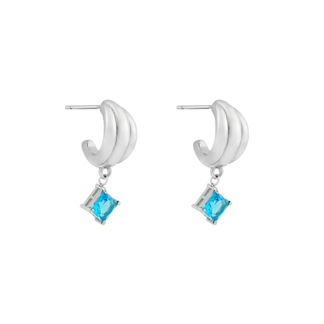 Unisex Rings Dangle Earrings Rhinestone