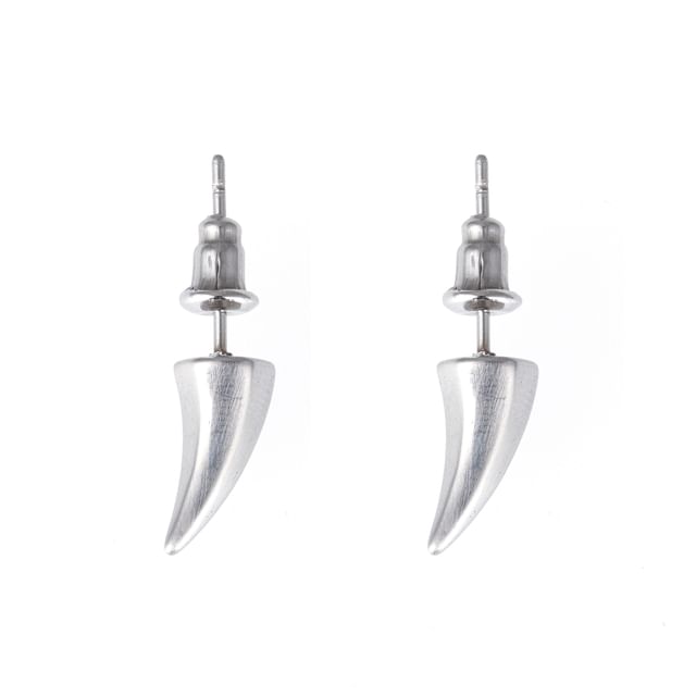 Unisex Fangs Punk Earrings