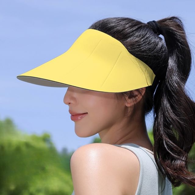 Sun Foldable Visor Plain