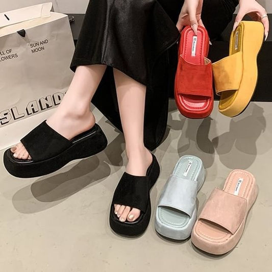 Platform Sandals Slide