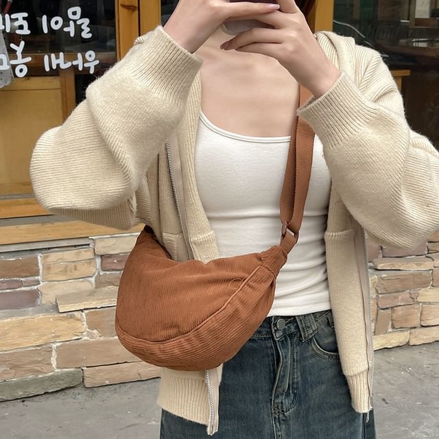 Corduroy Hobo Bag