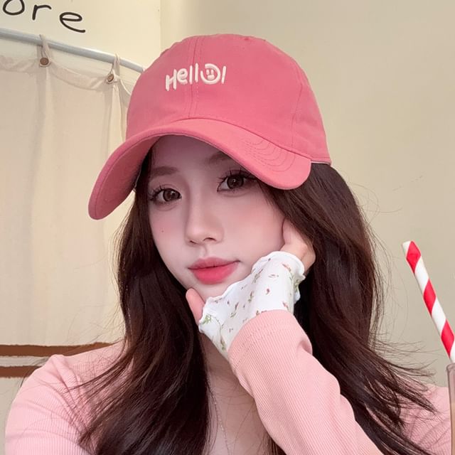 Lettering Baseball Cap