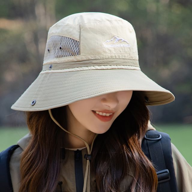 Embroidered Panel Boonie Hat