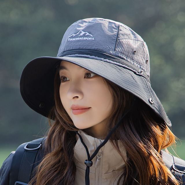 Embroidered Panel Boonie Hat