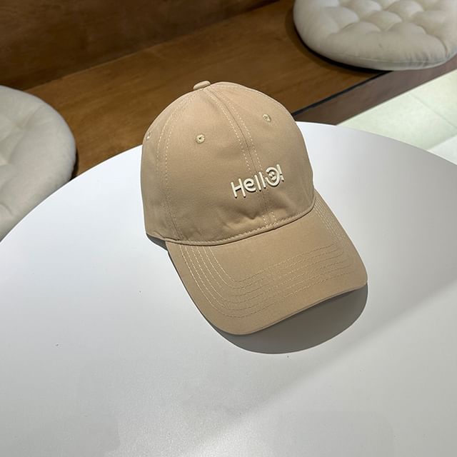 Lettering Baseball Cap